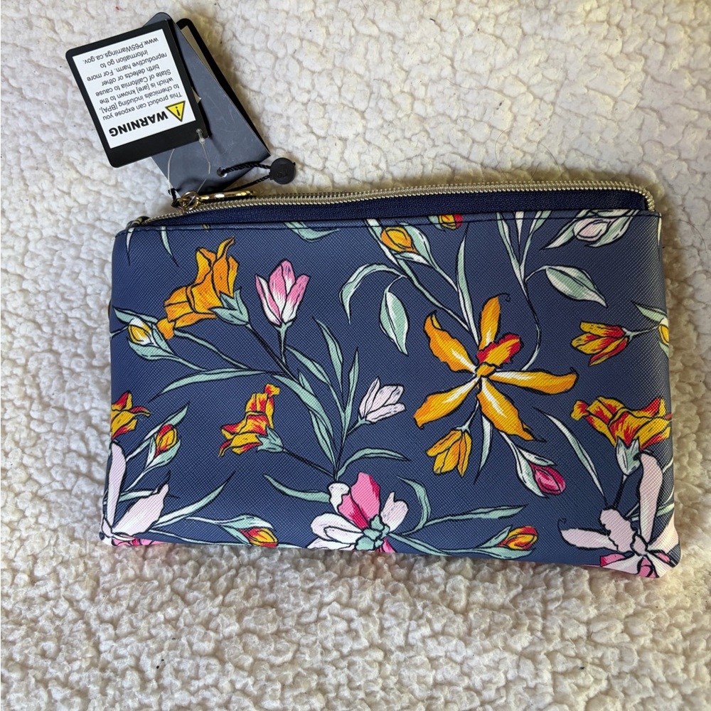 Floral Print Pouch